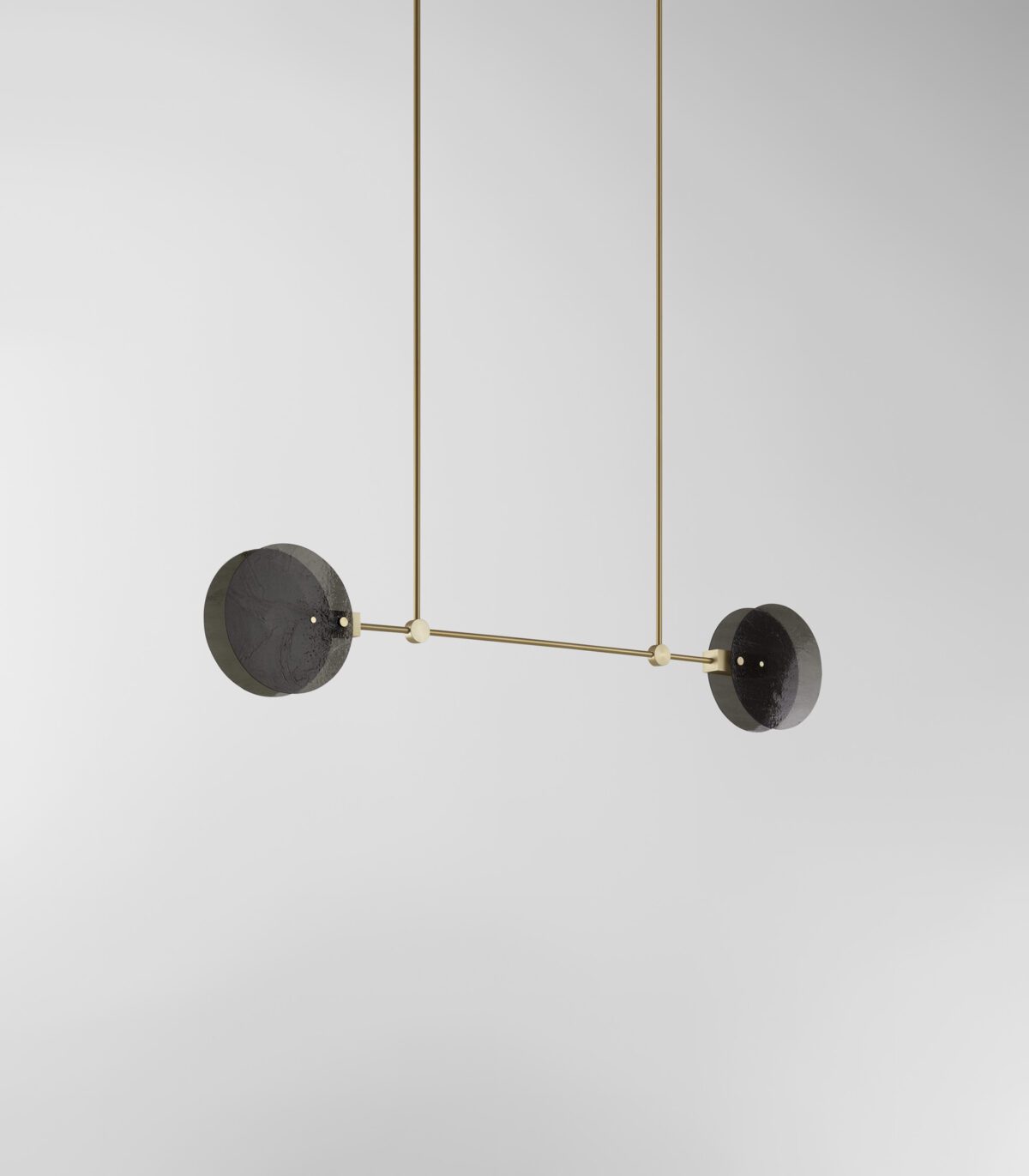 Nebulae Horizontal Chandelier | 2 Shades