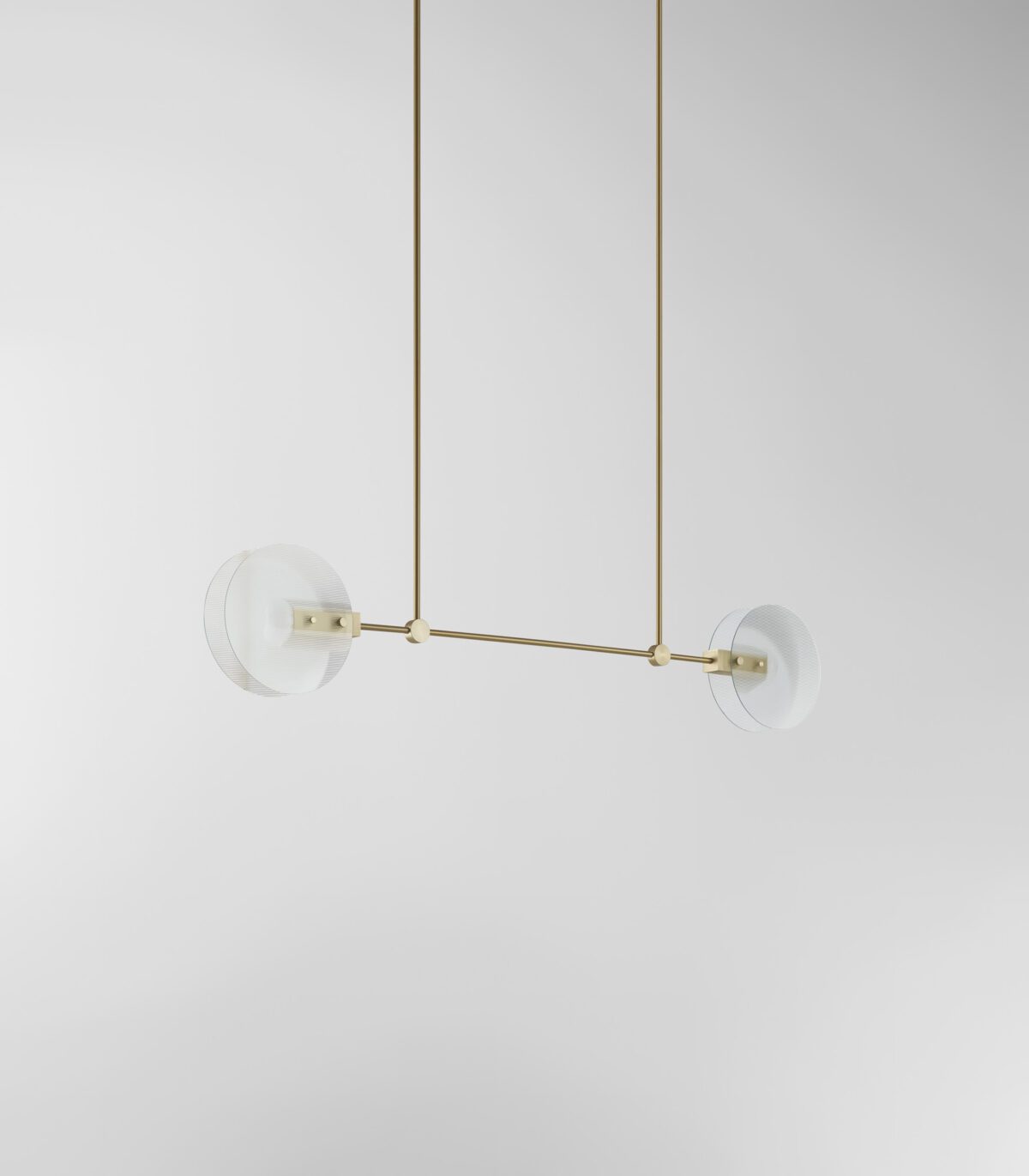 Nebulae Horizontal Chandelier | 2 Shades
