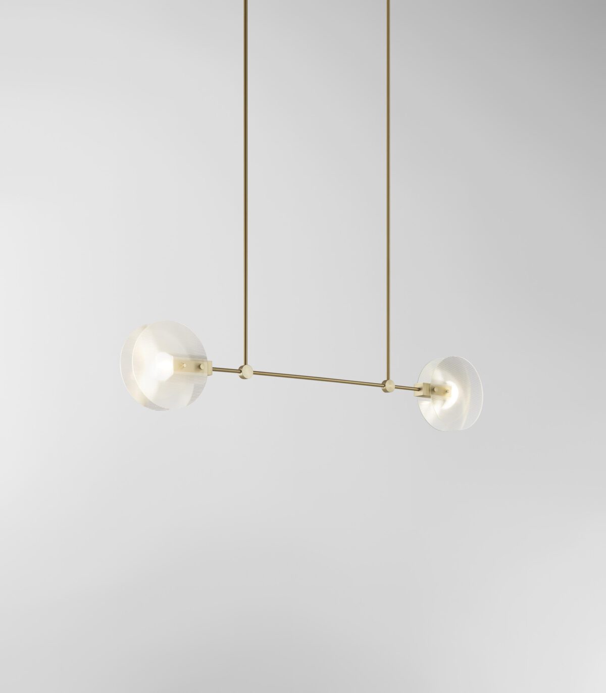 Nebulae Horizontal Chandelier | 2 Shades