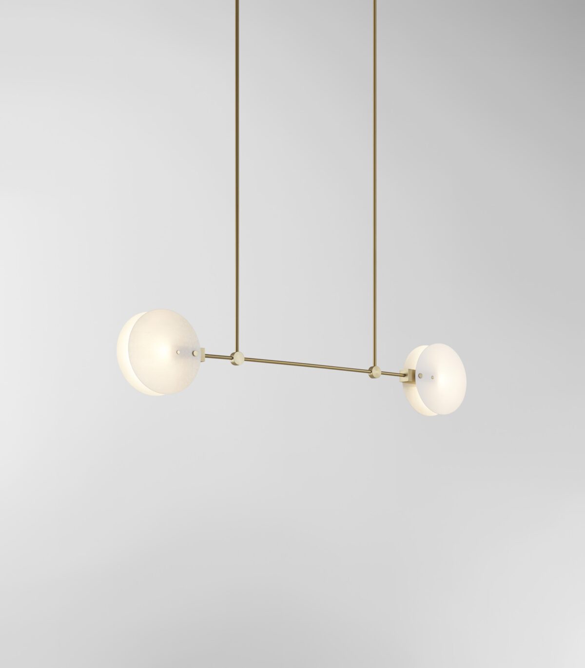 Nebulae Horizontal Chandelier | 2 Shades