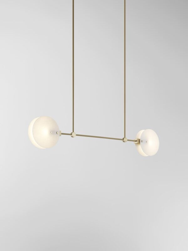 Nebulae Horizontal Chandelier | 2 Shades