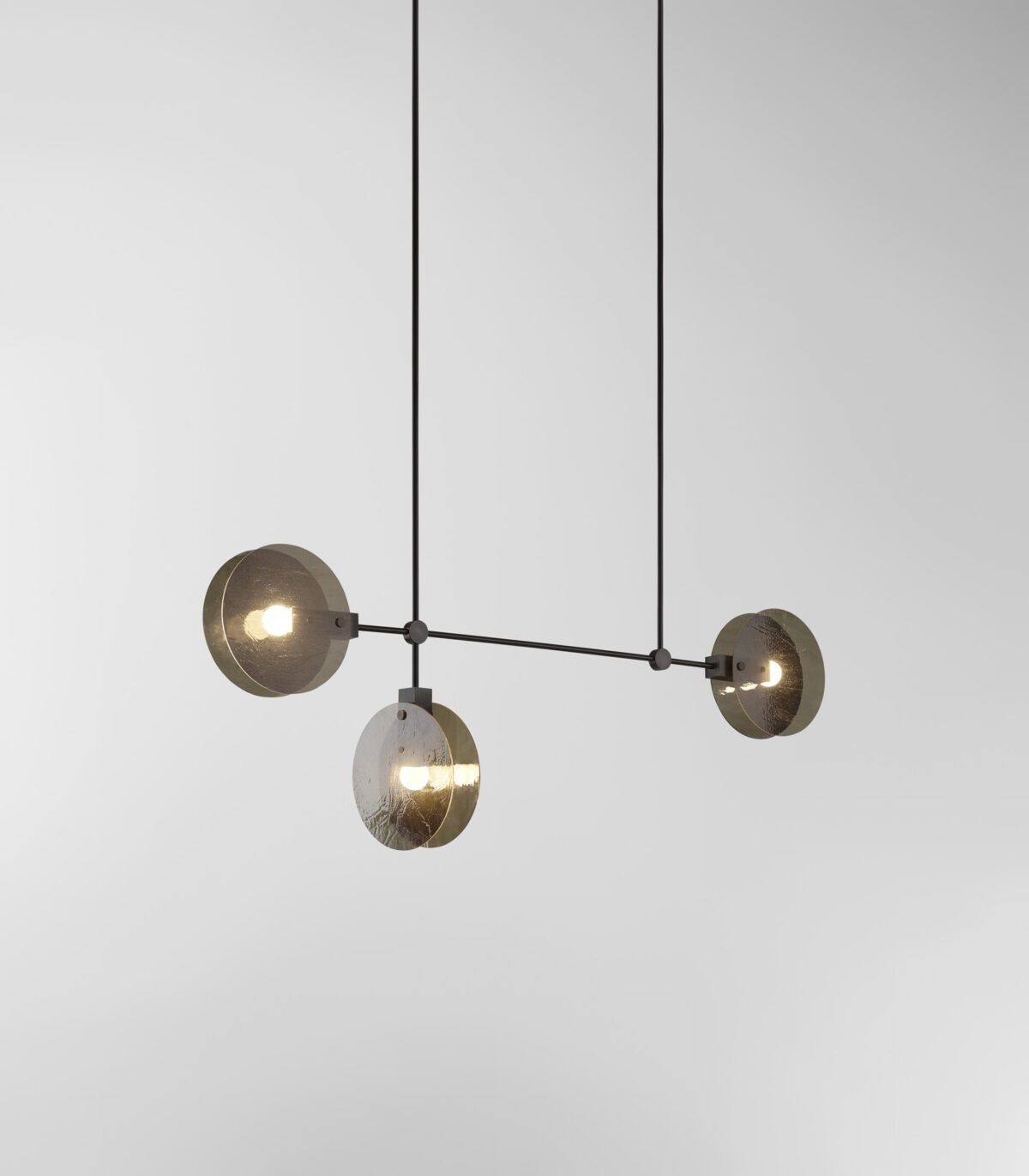 Nebulae Horizontal Chandelier | 3 Shades