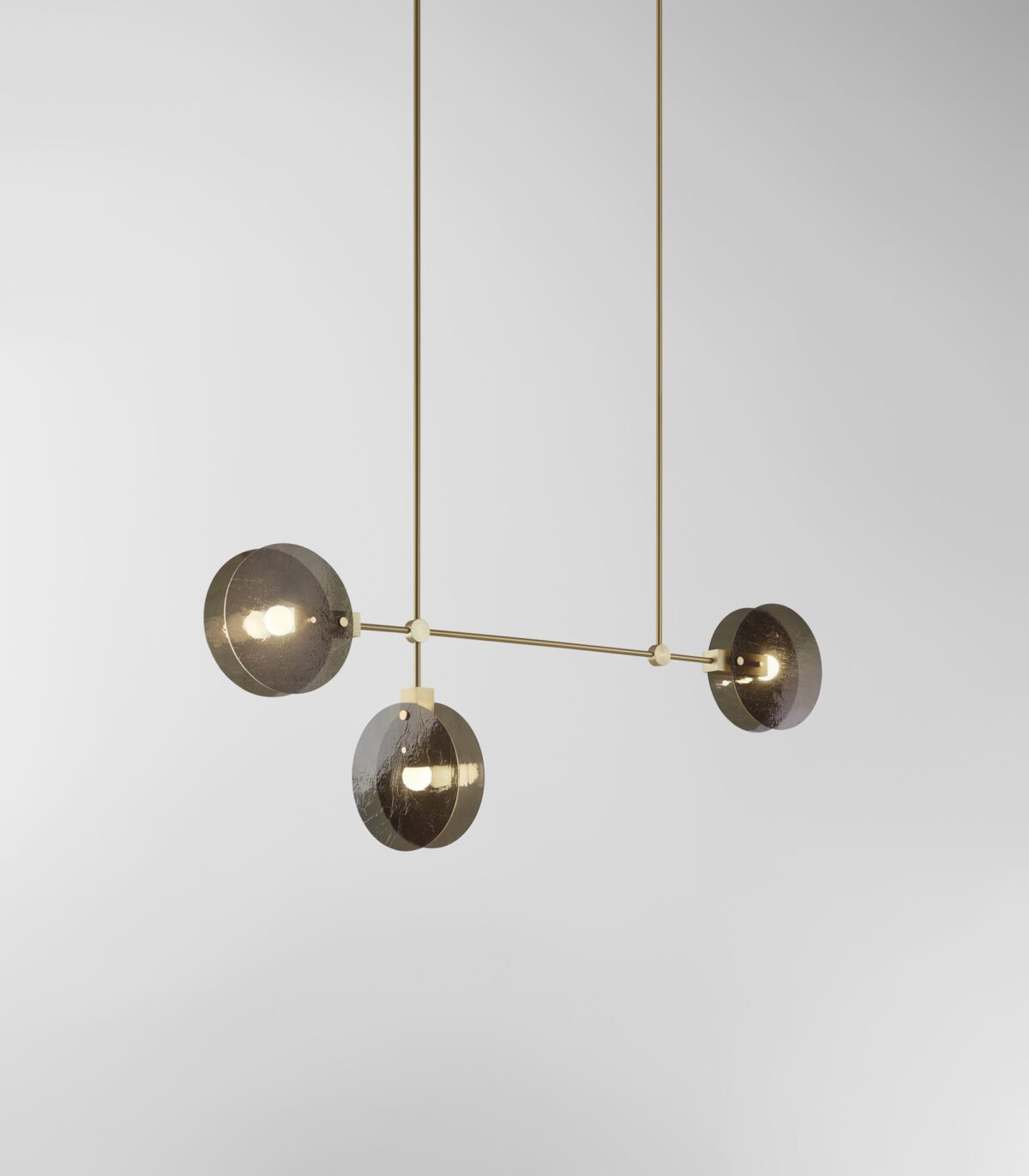 Nebulae Horizontal Chandelier | 3 Shades