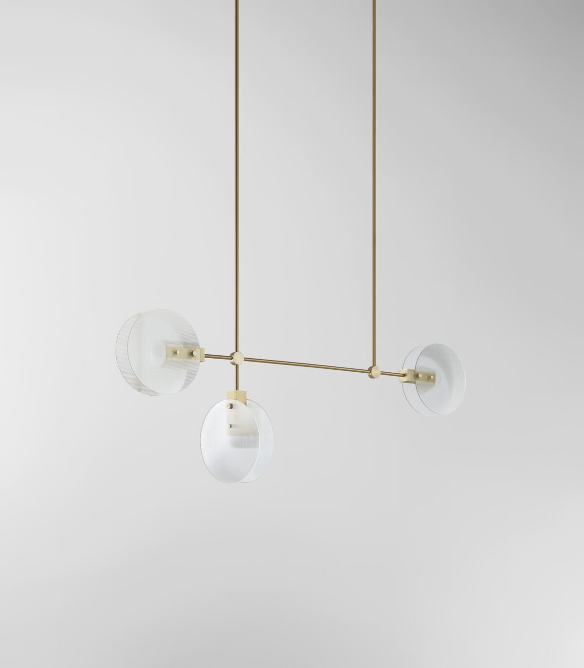 Nebulae Horizontal Chandelier | 3 Shades