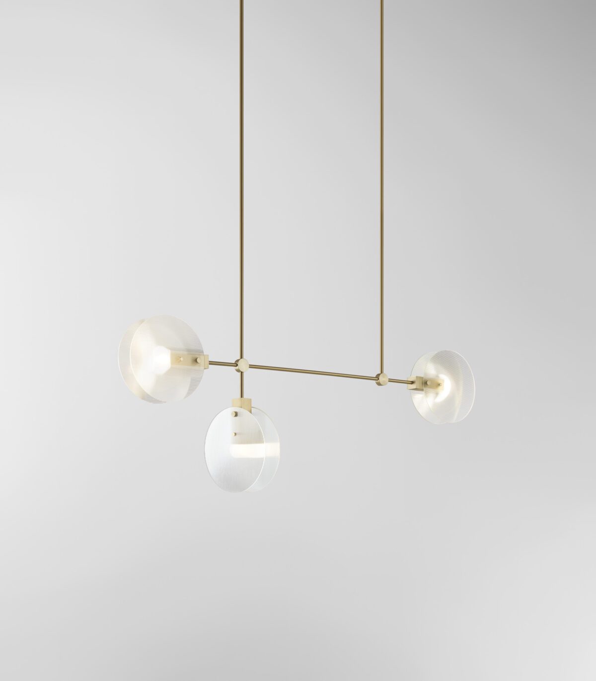 Nebulae Horizontal Chandelier | 3 Shades
