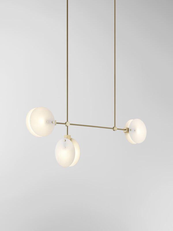 Nebulae Horizontal Chandelier | 3 Shades