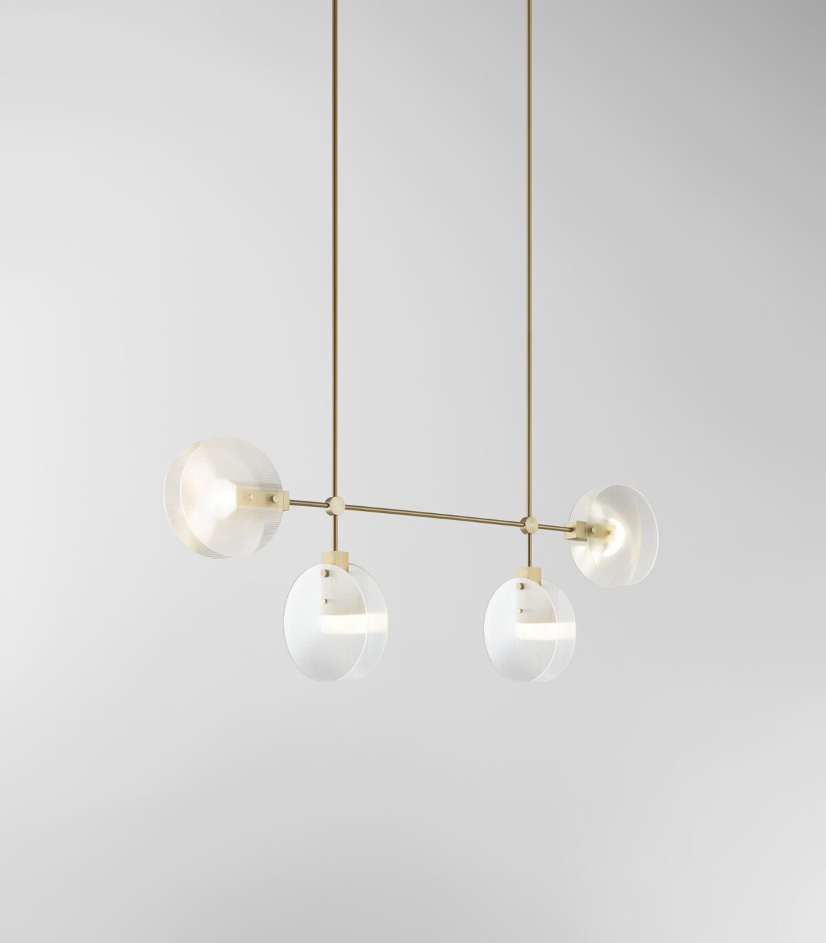 Nebulae Horizontal Chandelier | 4 Shades