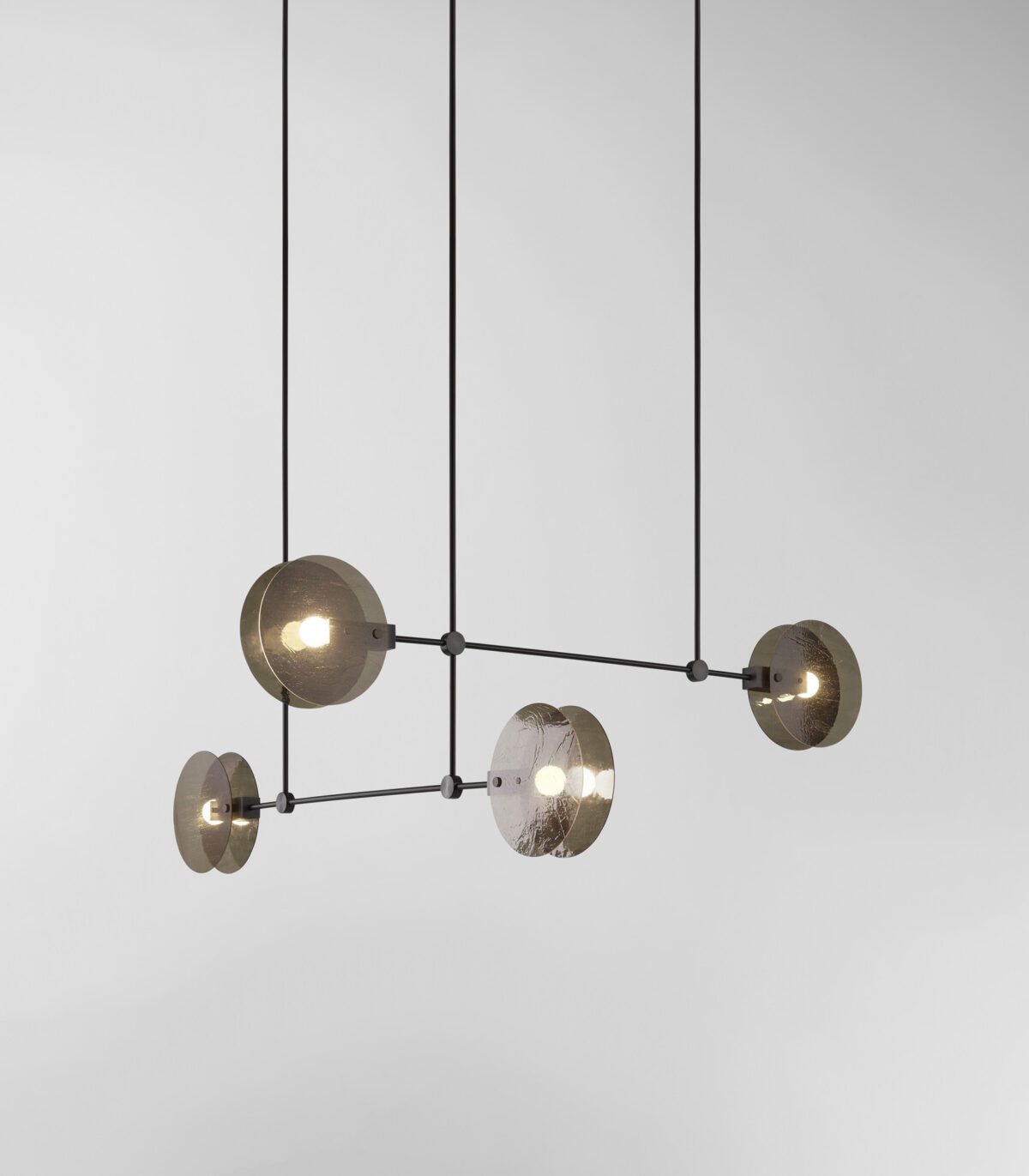 Nebulae Horizontal Chandelier | 4 Shades