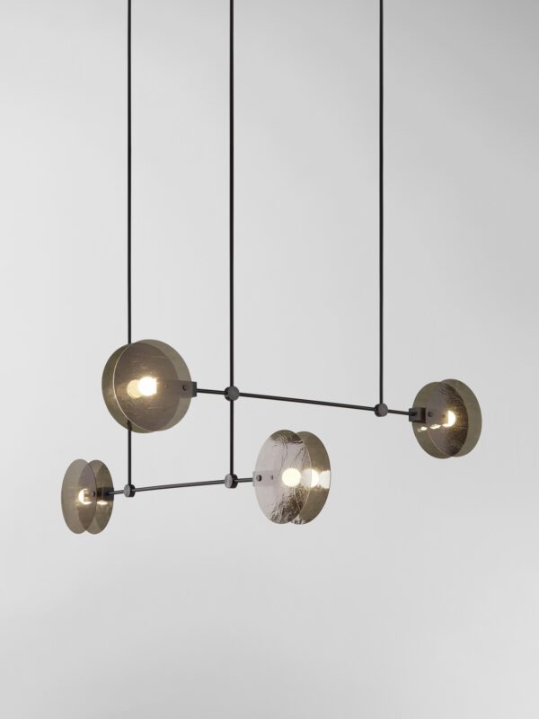 Nebulae Horizontal Chandelier | 4 Shades