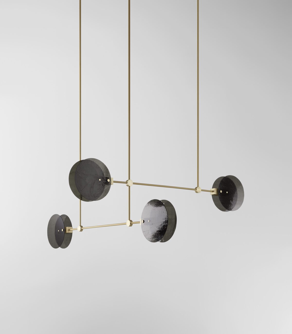 Nebulae Horizontal Chandelier | 4 Shades