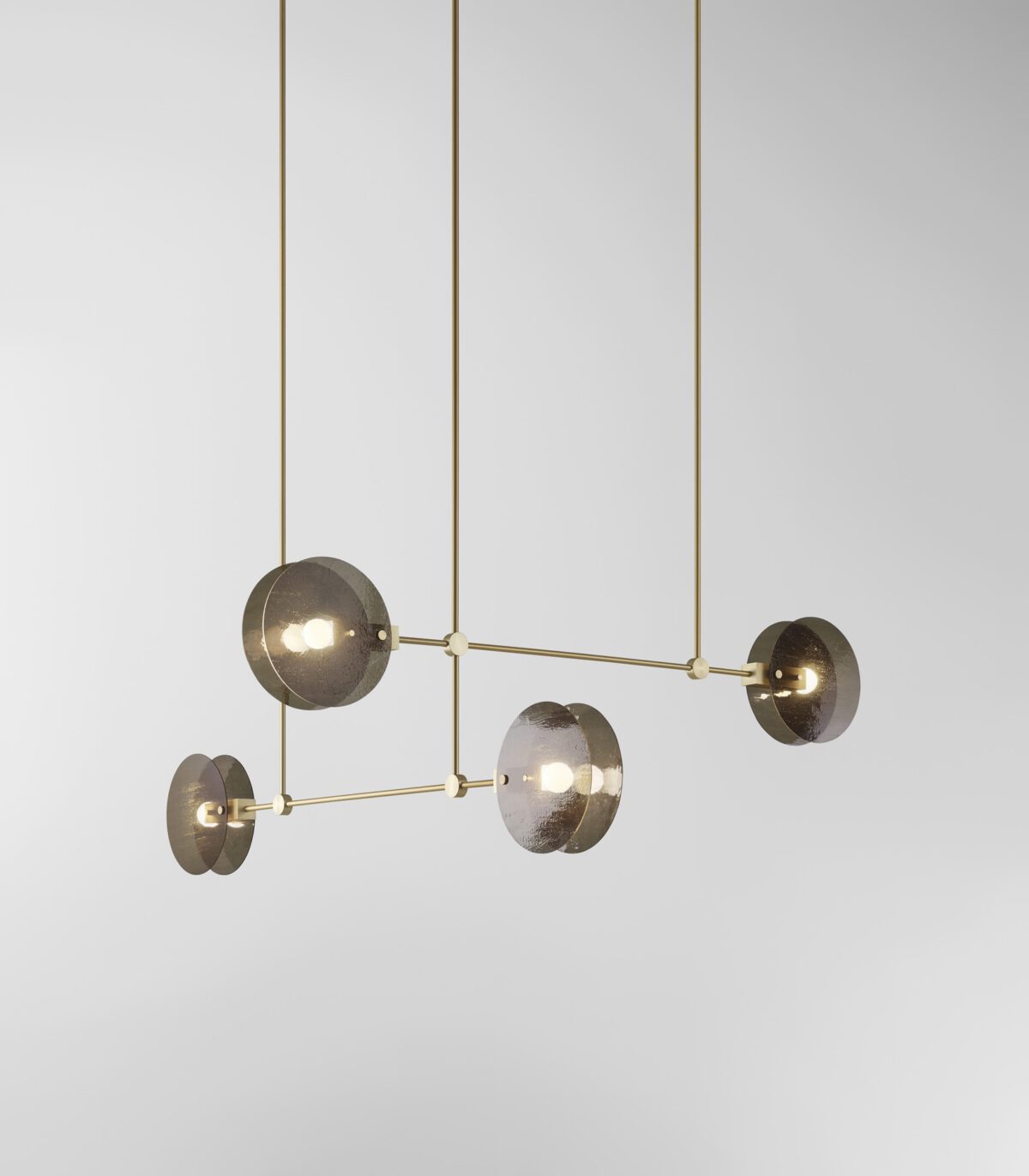 Nebulae Horizontal Chandelier | 4 Shades