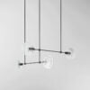 Nebulae Horizontal Chandelier | 4 Shades
