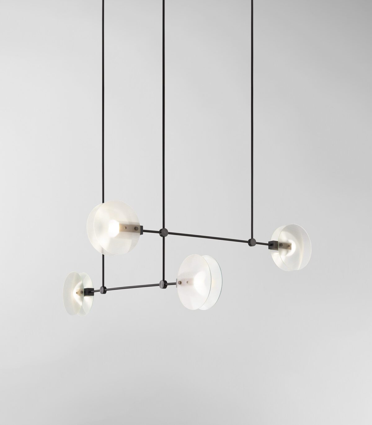Nebulae Horizontal Chandelier | 4 Shades