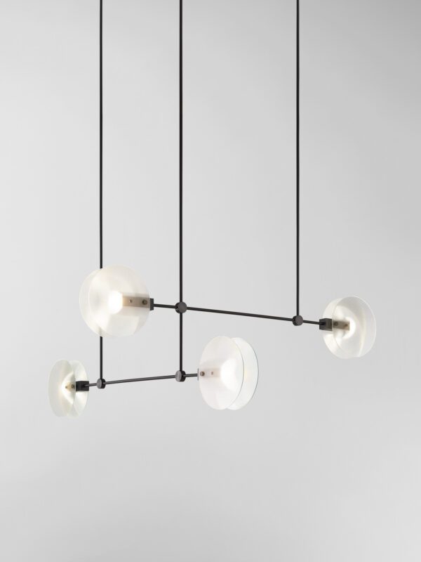 Nebulae Horizontal Chandelier | 4 Shades