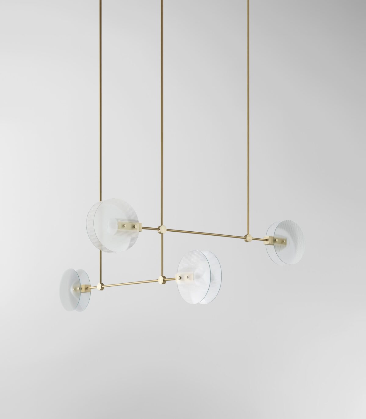 Nebulae Horizontal Chandelier | 4 Shades
