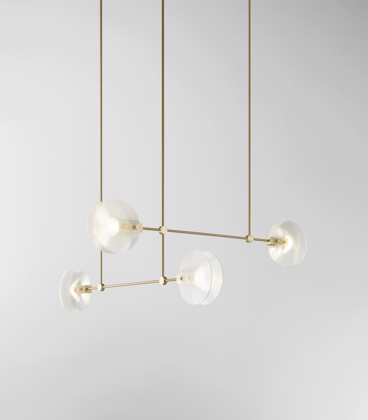 Nebulae Horizontal Chandelier | 4 Shades