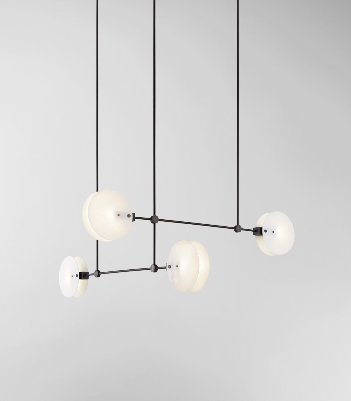 Nebulae Horizontal Chandelier | 4 Shades