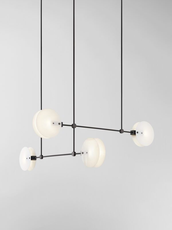Nebulae Horizontal Chandelier | 4 Shades