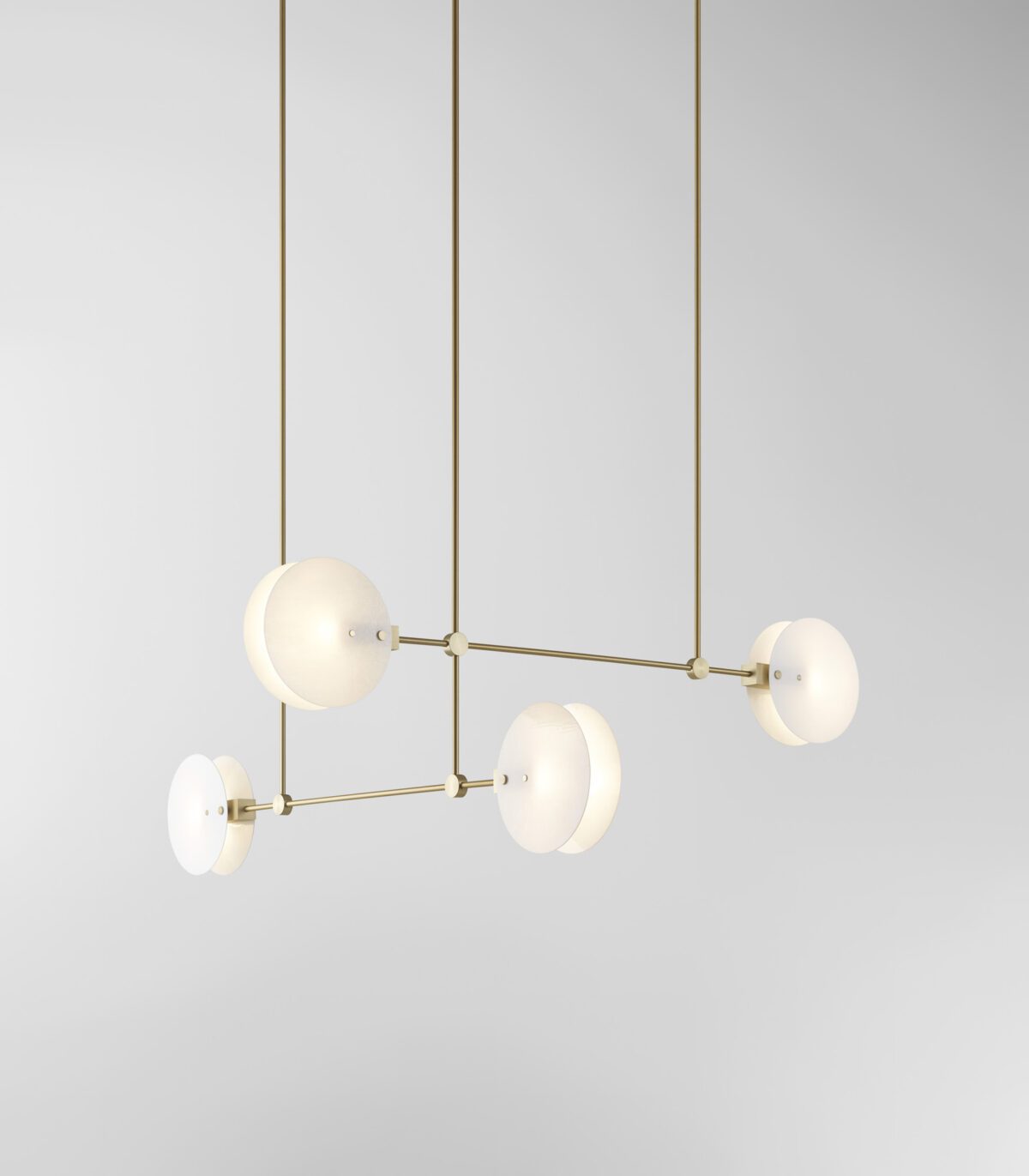 Nebulae Horizontal Chandelier | 4 Shades