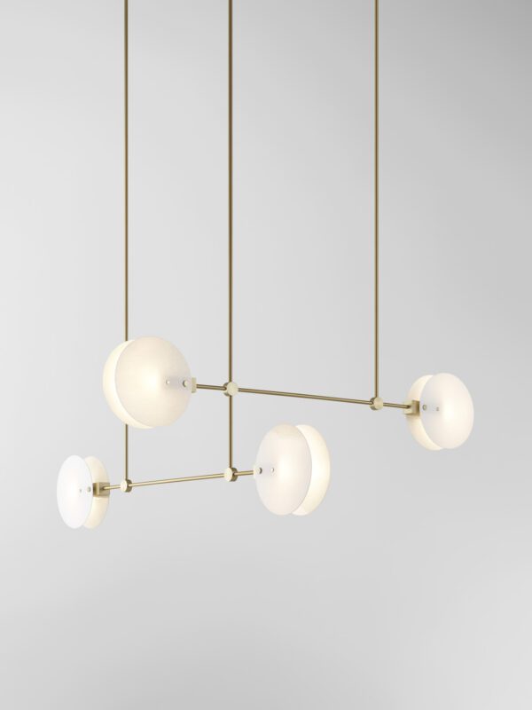 Nebulae Horizontal Chandelier | 4 Shades