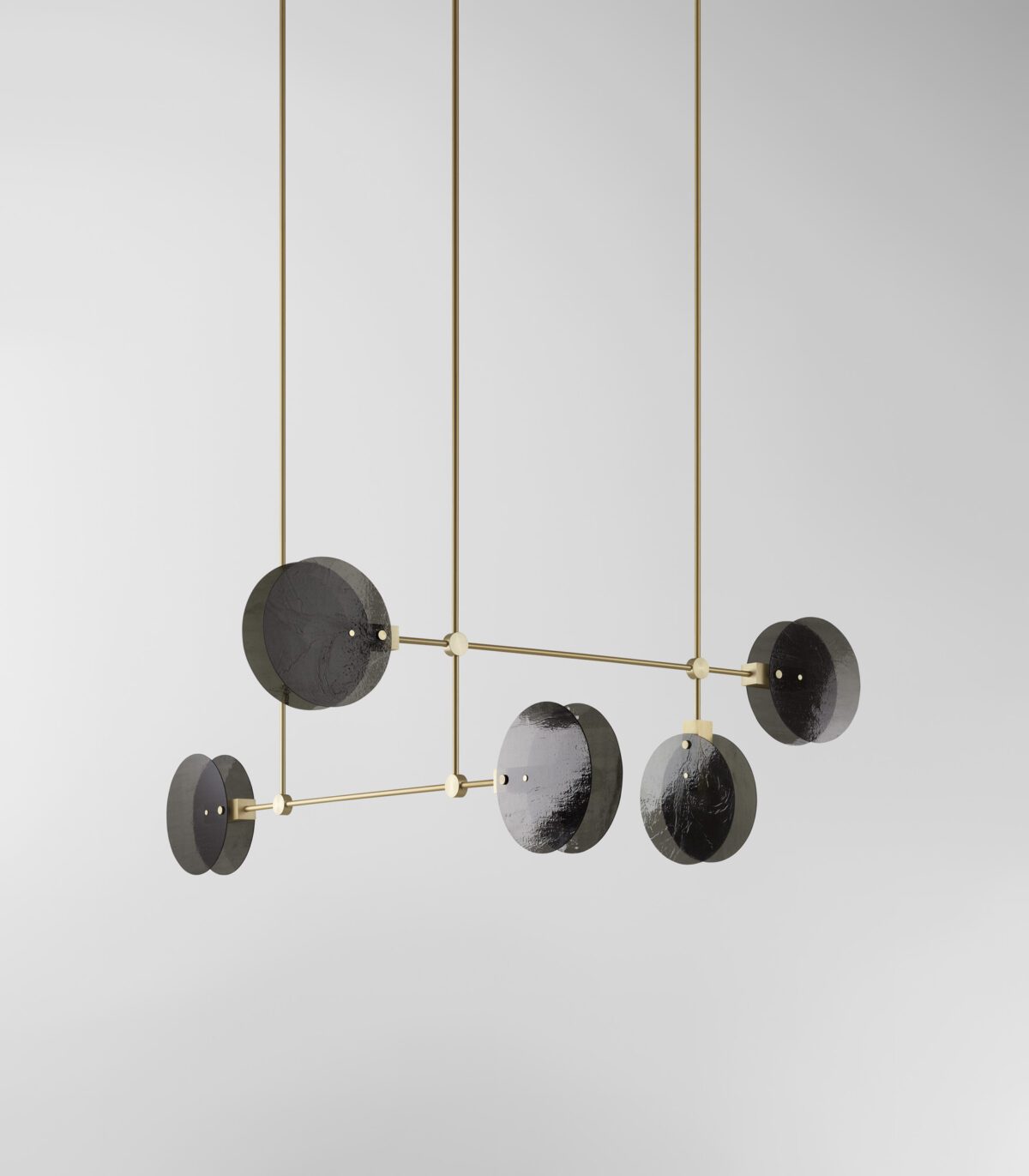 Nebulae Horizontal Chandelier | 5 Shades