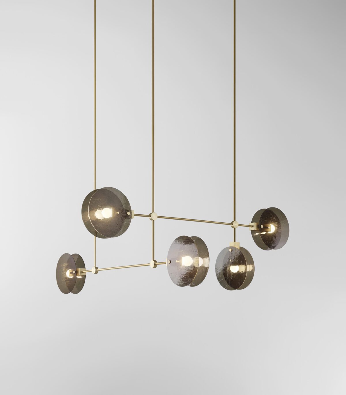 Nebulae Horizontal Chandelier | 5 Shades
