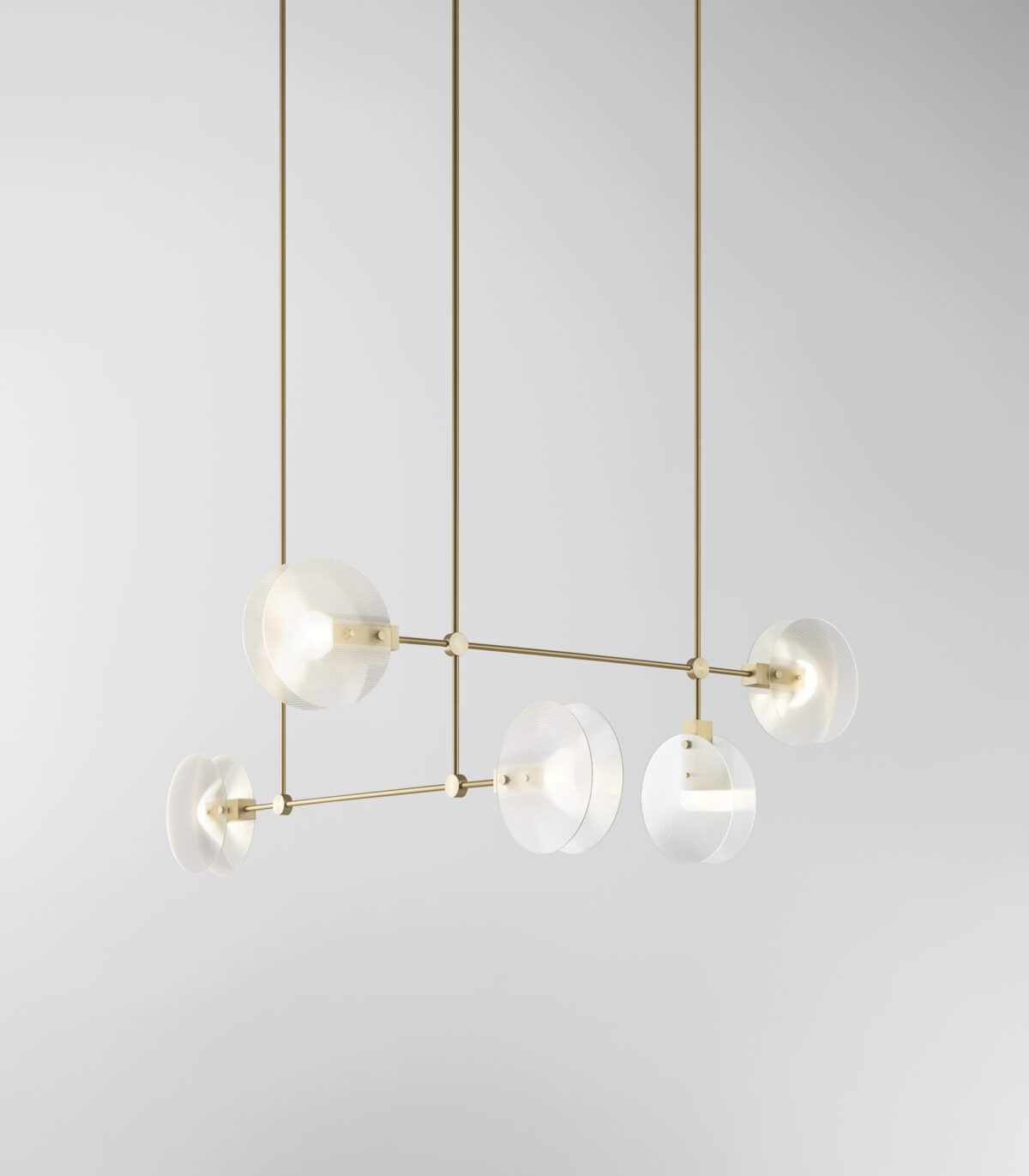 Nebulae Horizontal Chandelier | 5 Shades