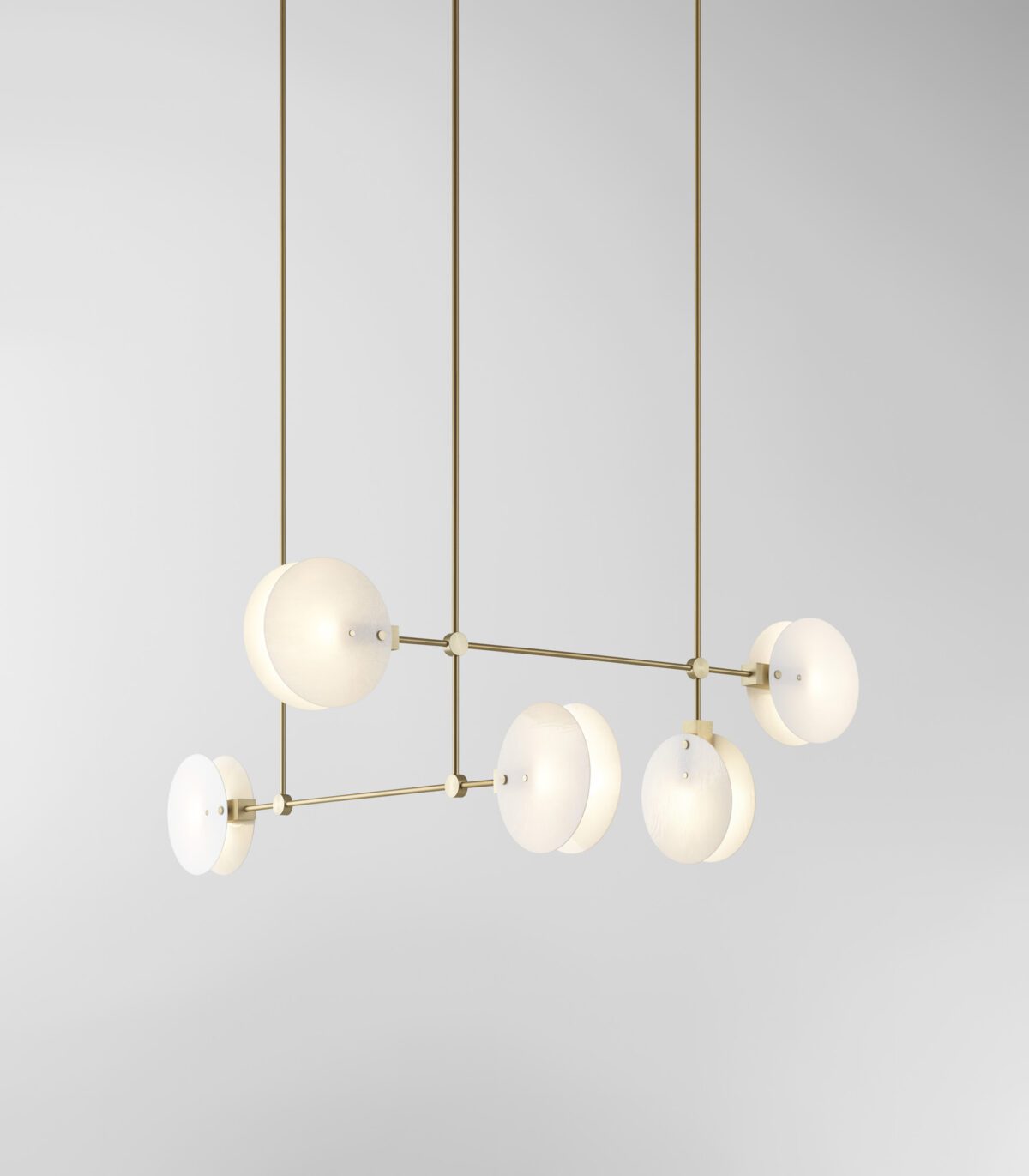 Nebulae Horizontal Chandelier | 5 Shades