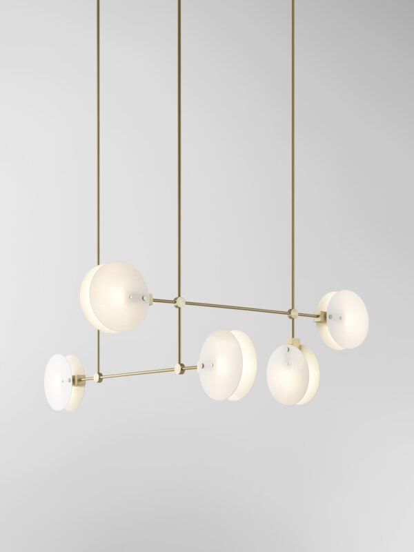 Nebulae Horizontal Chandelier | 5 Shades