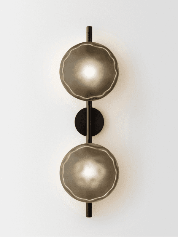 Ceto Ofset Wall Light II - Black Anodised, Frosted Black