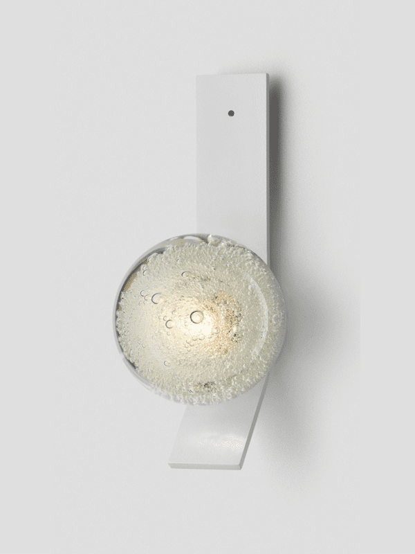 Fizi Single Ball On Kick - White Powder Coat, Fizi