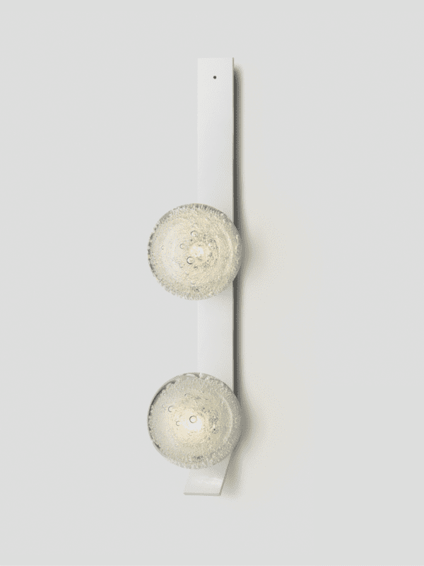 Fizi Double Ball On Kick - White Powder Coat, Fizi