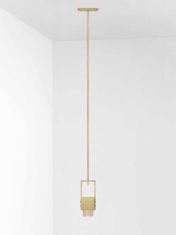 Cubo Swing Pendant - Brass, Guava