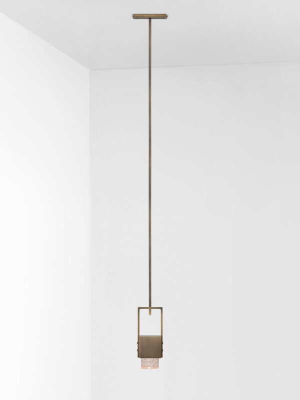 Cubo Swing Pendant - Bronze, Guava