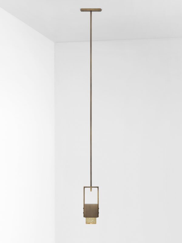 Cubo Swing Pendant - Bronze, Honey
