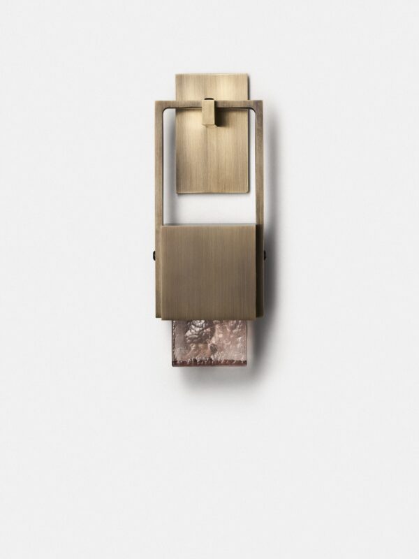 Cubo Swing Wall Sconce - Bronze, Guava