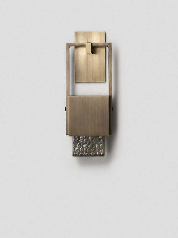 Cubo Swing Wall Sconce - Bronze, Smoke