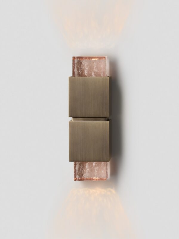 Cubo Up Down Wall Sconce - Bronze, Guava