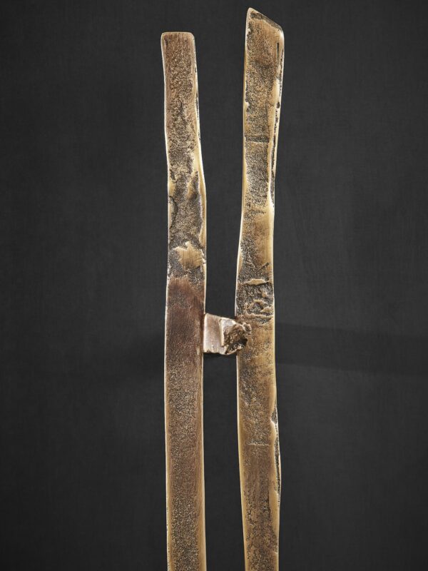 Brigit Door Pull - 800L x 65H x 50mmW, Aged Bronze