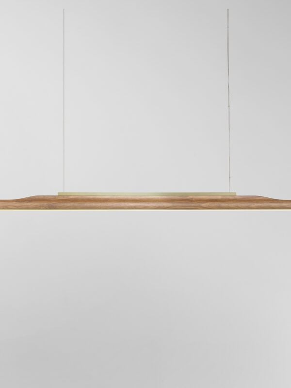 Arbour Linear Pendant - 1850, American Oak