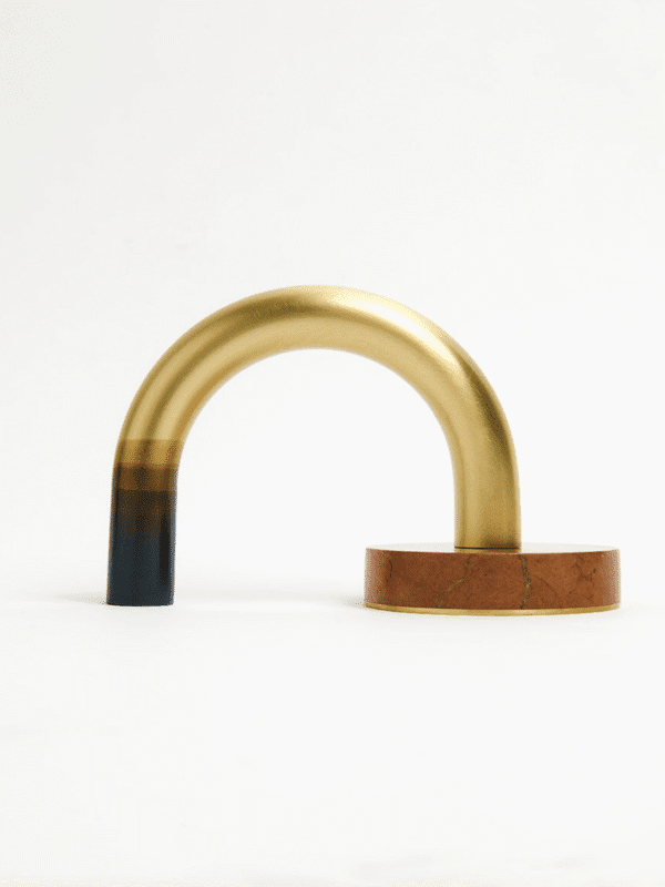 Ovid Door Pull - Ombre, Red