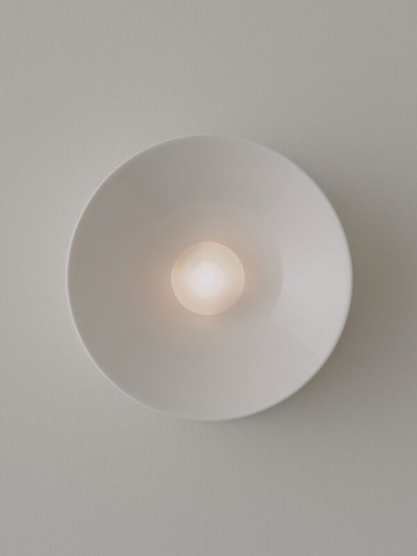 Anton Wall Sconce - Ceramic Crisp White
