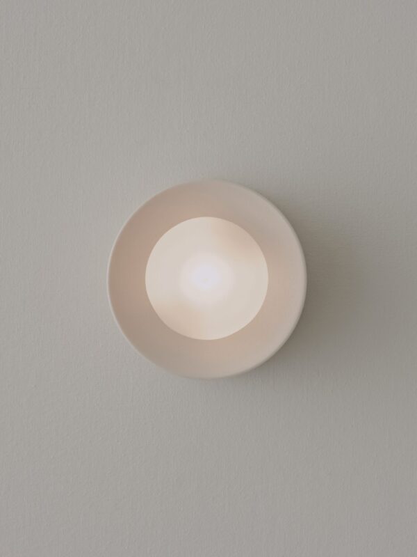 Anton Micro Wall Sconce - Ceramic Clear