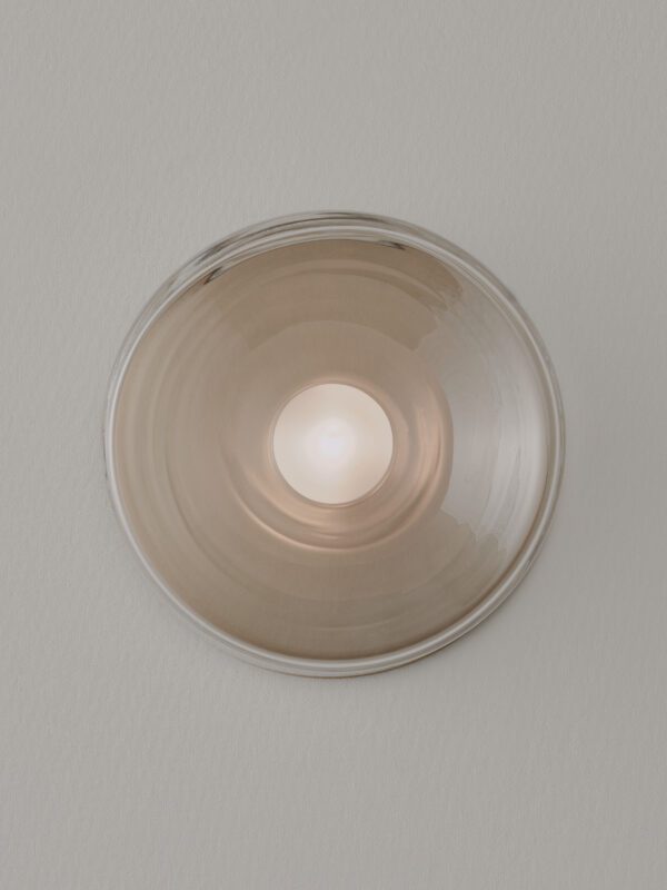 Blown Glass Anton Wall Sconce - Clear
