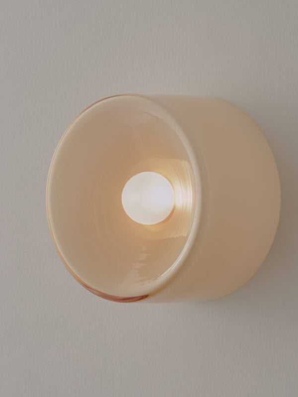 Blown Glass Anton Wall Sconce - Opal Honey