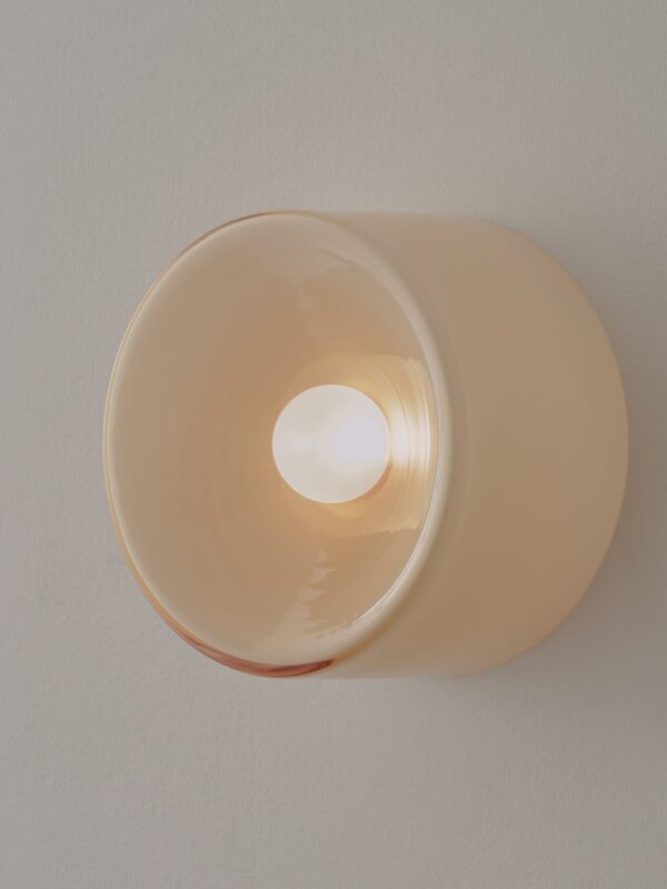 Blown Glass Anton Wall Sconce - Opal Honey