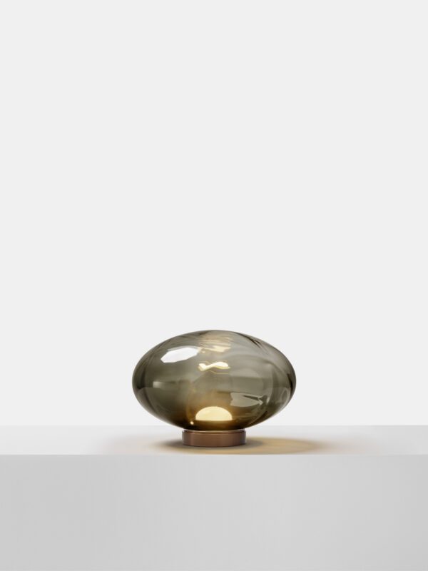 Aeris Table Lamp - Bronzed Brass, Black