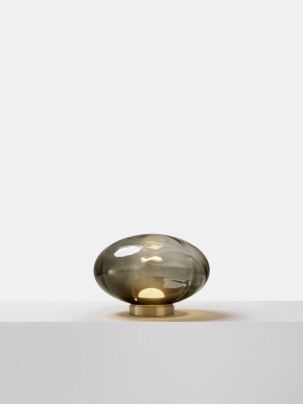 Aeris Table Lamp - Brushed Brass, Black