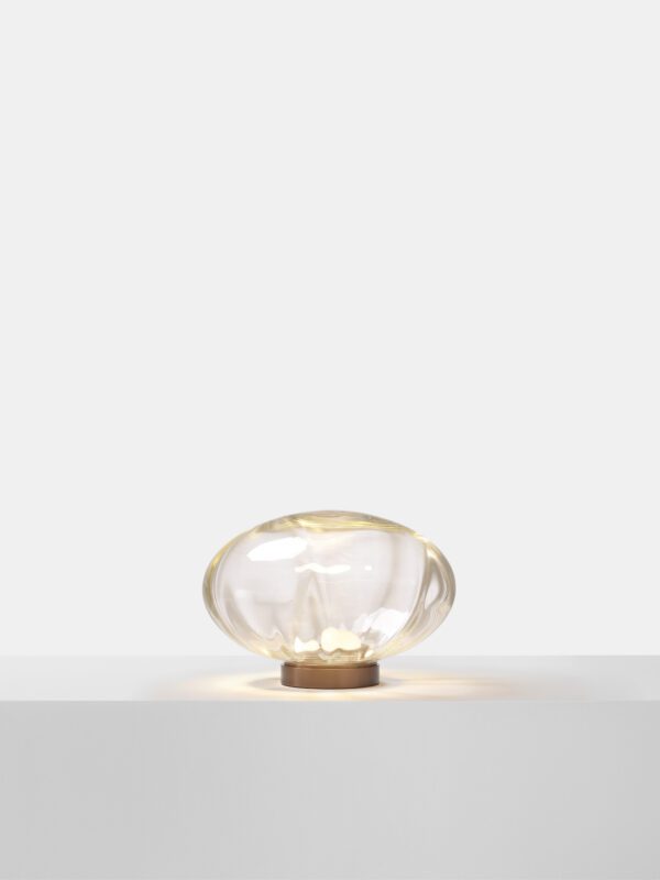 Aeris Table Lamp - Bronzed Brass, Clear