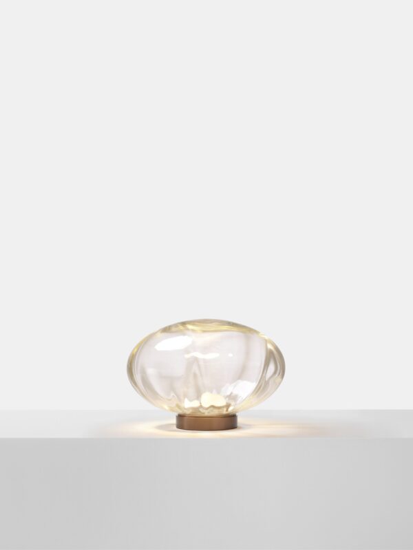 Aeris Table Lamp - Bronzed Brass, Clear